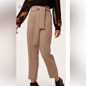 Aritzia Wilfred Classic Black Women's Trousers